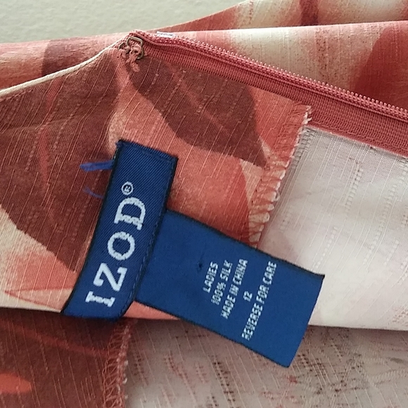 Silk Sleeveless Dress Sz 12 - Picture 7 of 9